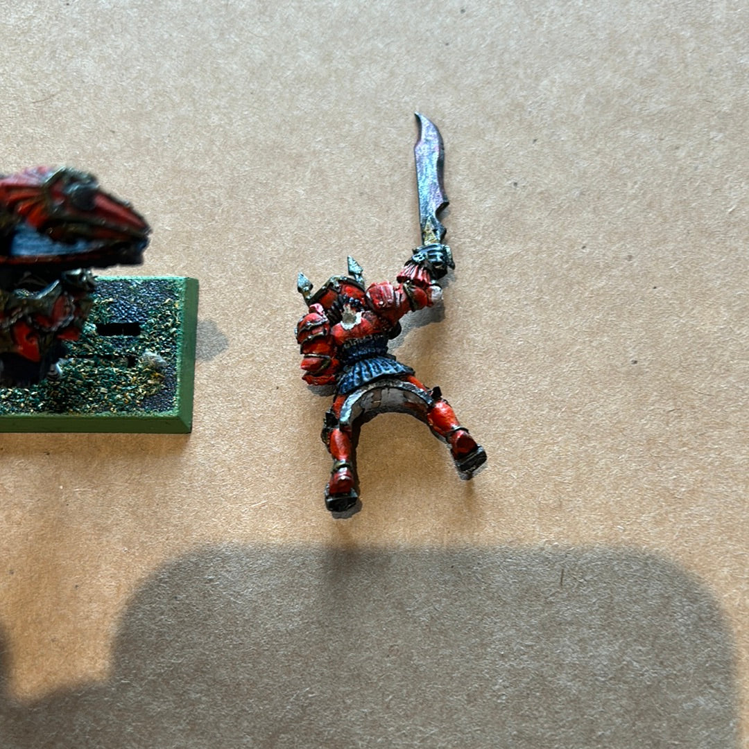 Warhammer fantasy old world mounted vampire lord (no cape)