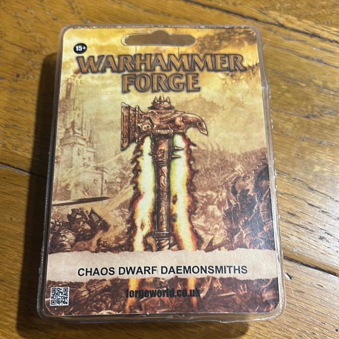 Warhammer fantasy Forge World Chaos Dwarf Daemonsmiths sealed blister Old World