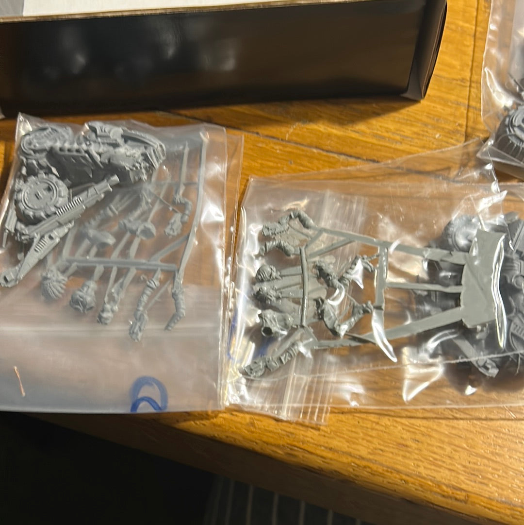 Raging Heroes Jail Birds Warbikes opened box unassembled