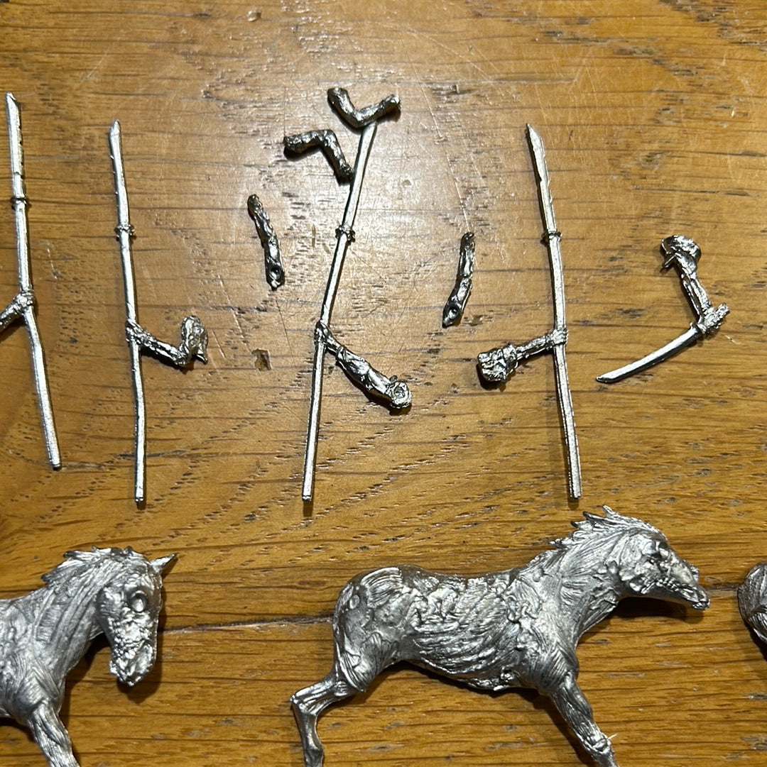 Undead zombie samurai cavalry x5 good for vampire counts of undead armies
