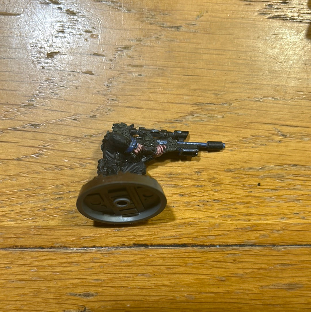 Scope - Last Chancer Metal - Warhammer 40K imperial guard (tab removed to fit on textured base)