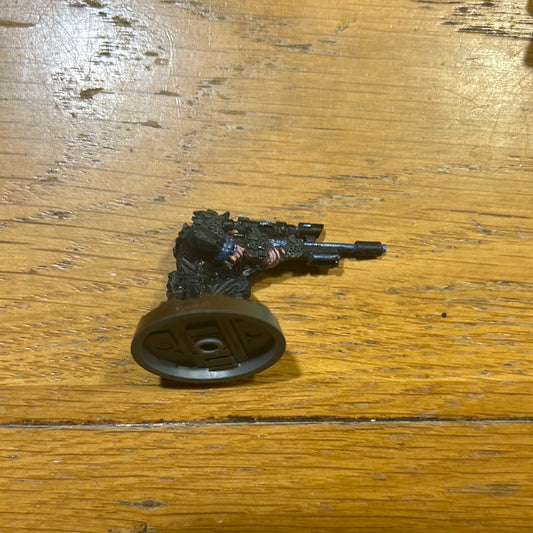 Scope - Last Chancer Metal -  Warhammer 40K imperial guard (tab removed to fit on textured base)
