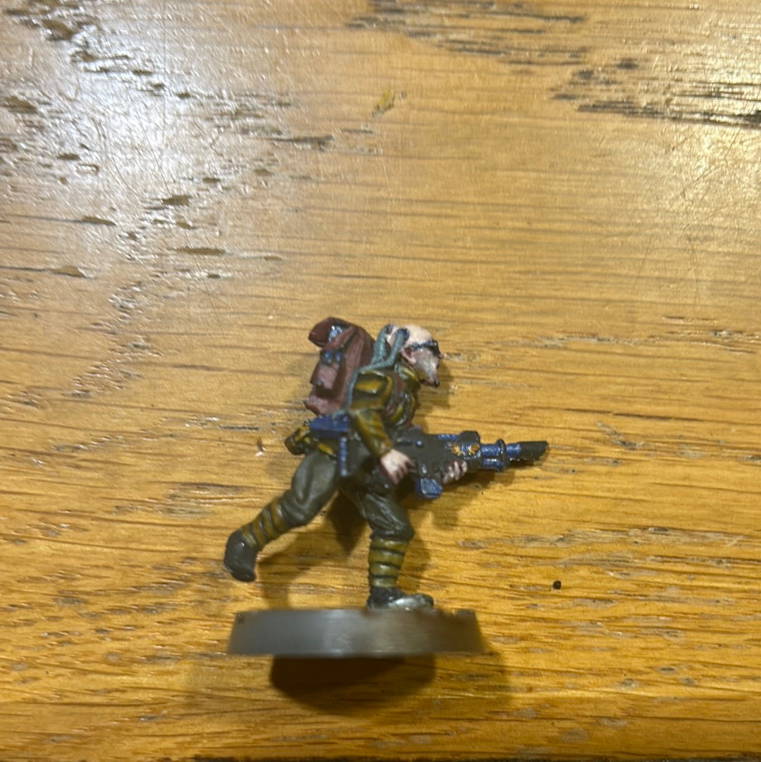 Brains - Last Chancer Metal - Warhammer 40K imperial guard (tab removed to fit on textured base)