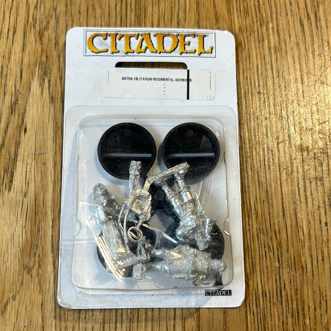 A7 WARHAMMER ASTRA MILITARUM ARMY - REGIMENTAL ADVISORS sealed blister 3