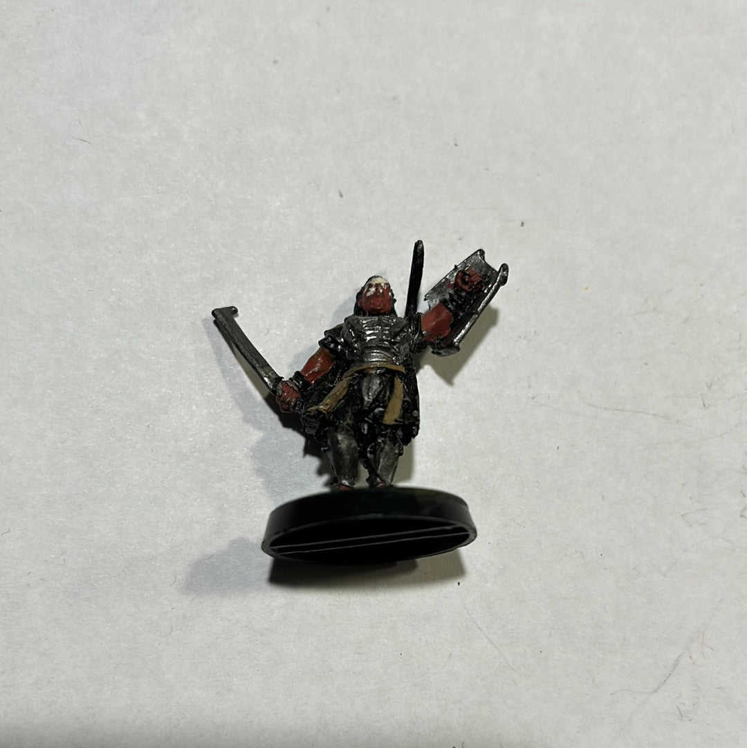 (1812) Uruk-Hai Captain Lurtz Metal Isengard Lord Of The Rings