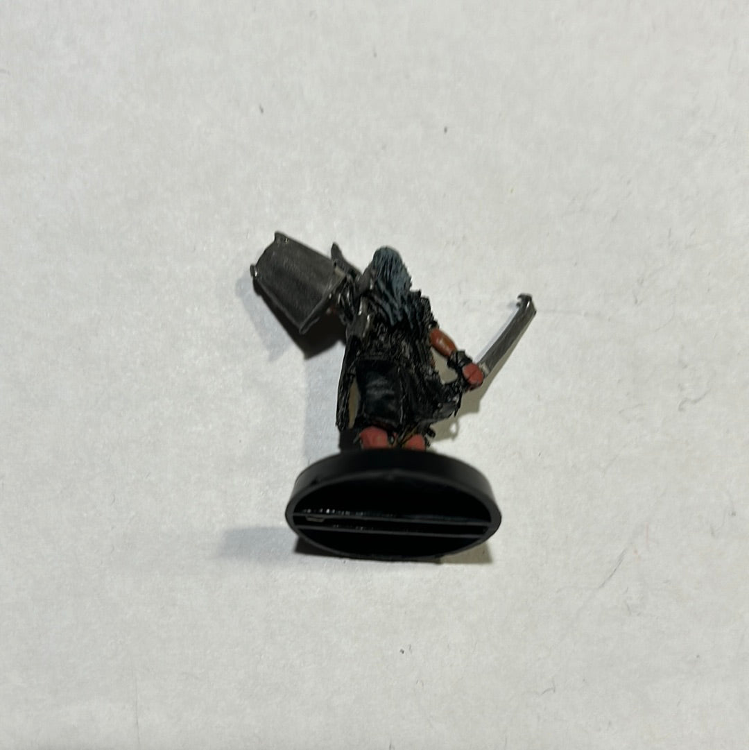 (1812) Uruk-Hai Captain Lurtz Metal Isengard Lord Of The Rings