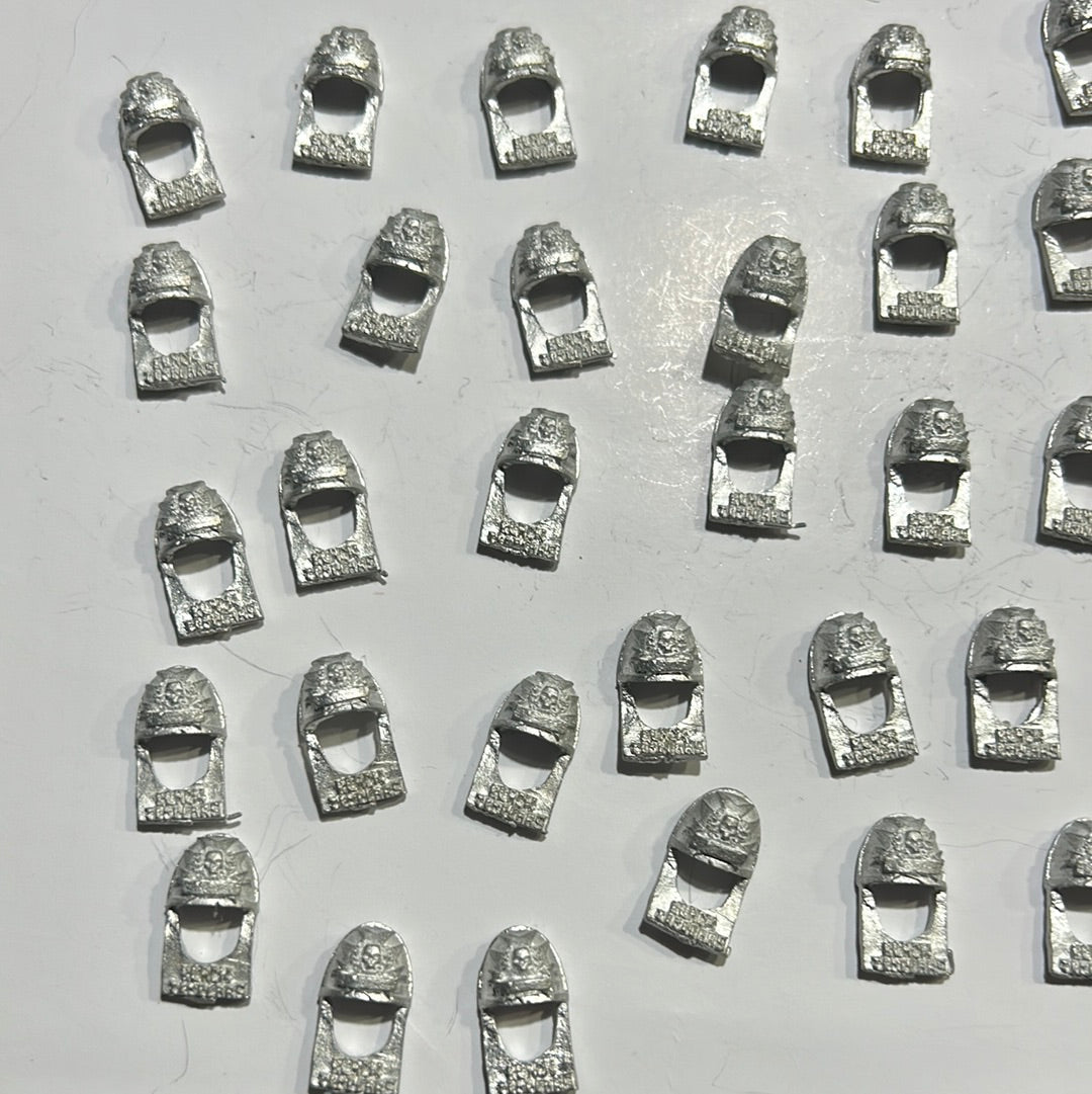 Warhammer 40m space marines black templars 50 x shoulder pads metal