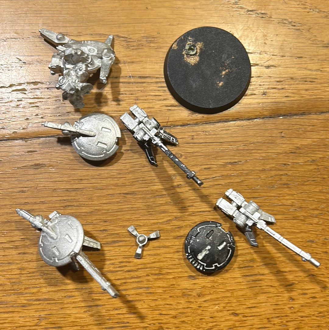 Tau Empire Sniper Drone Team Metal Warhammer 40K