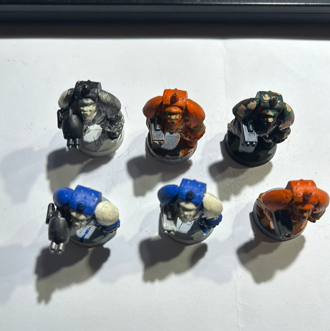 Warhammer 40k Rogue Trader Space Hulk Terminators x6 (no back banners)