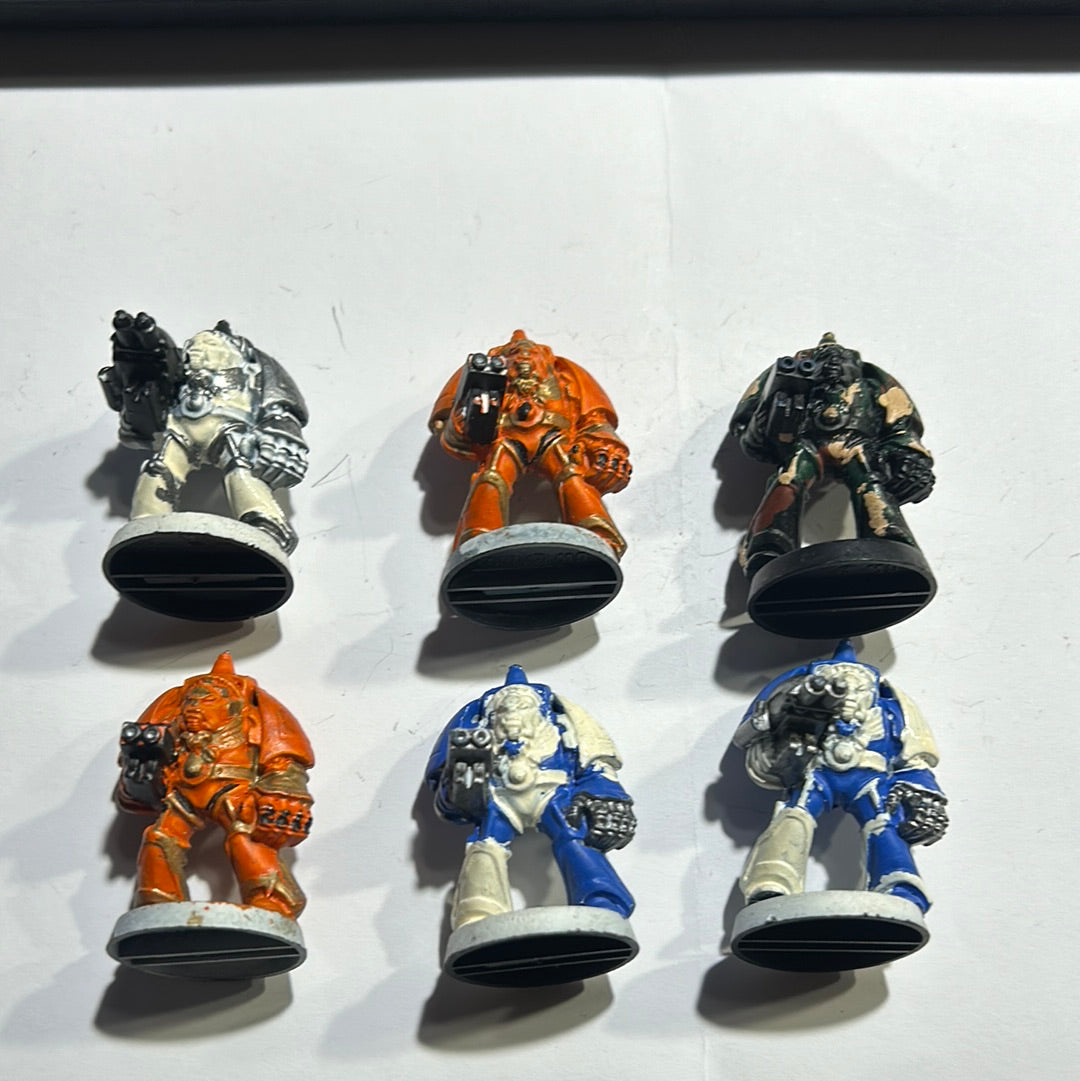 Warhammer 40k Rogue Trader Space Hulk Terminators x6 (no back banners)