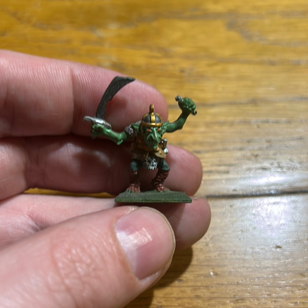 Warhammer Fantasy RR3 Grom’s Goblin Guard version 3 champion (no tab)