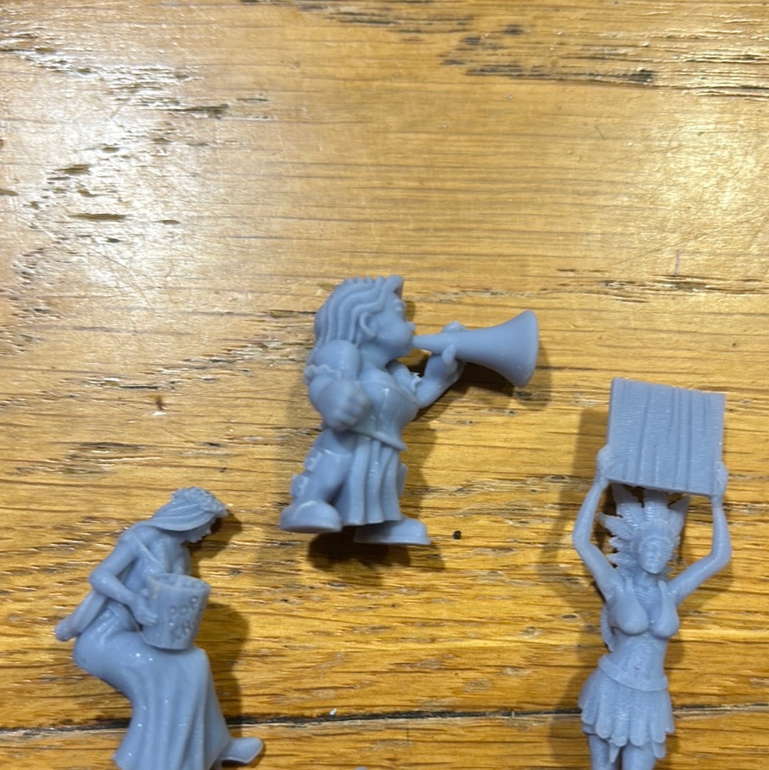 Bloodbowl proxy cheerleaders or fans 3-d printed