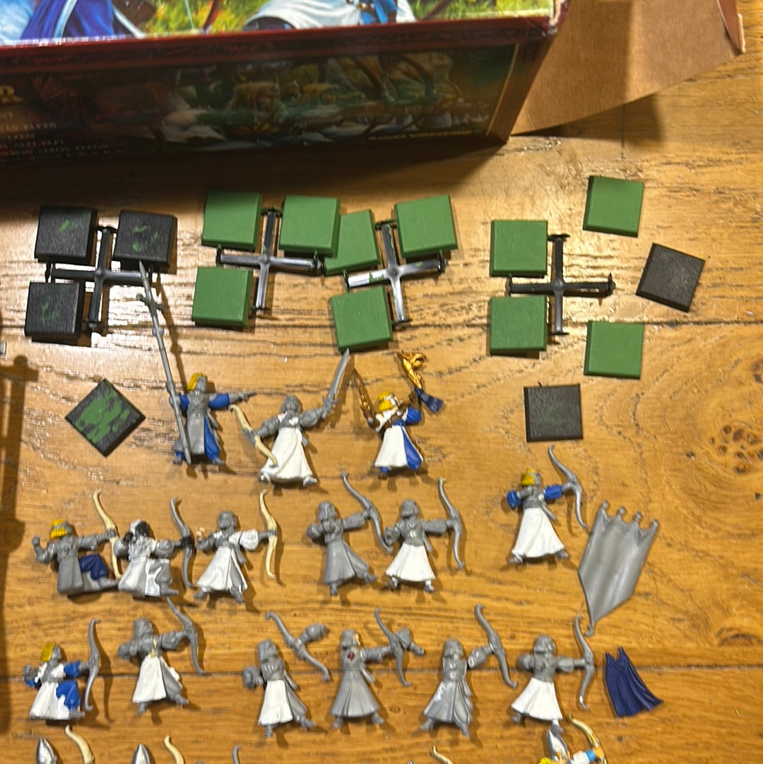 Warhammer fantasy old world High Elves Archers Regiment with Box 20 bowmen (16 from box and 4 fourth edition ones)