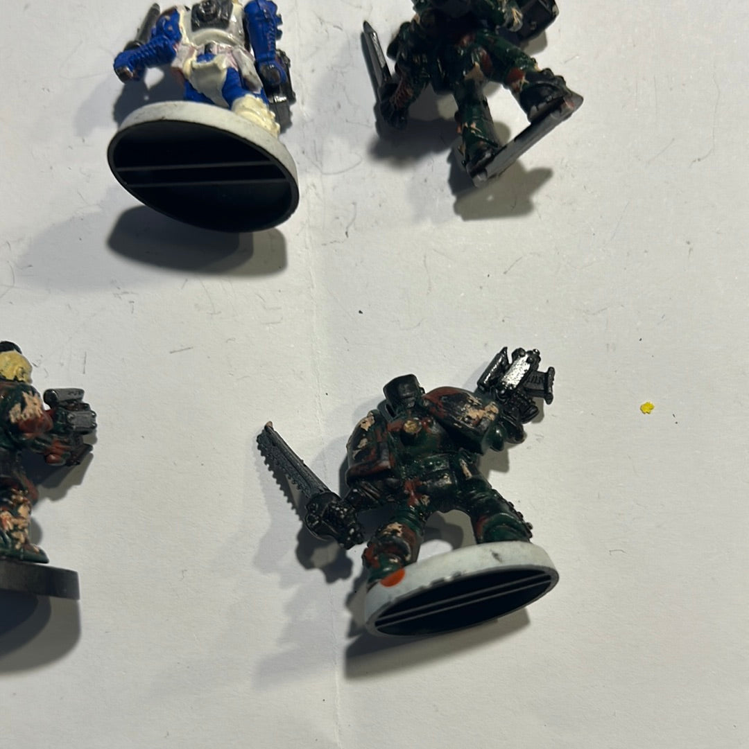 Warhammer 40k Rogue Trader space marine scout squad plastic