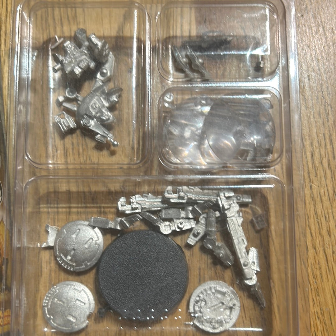 Tau Empire Sniper Drone Team Metal Warhammer 40K opened box