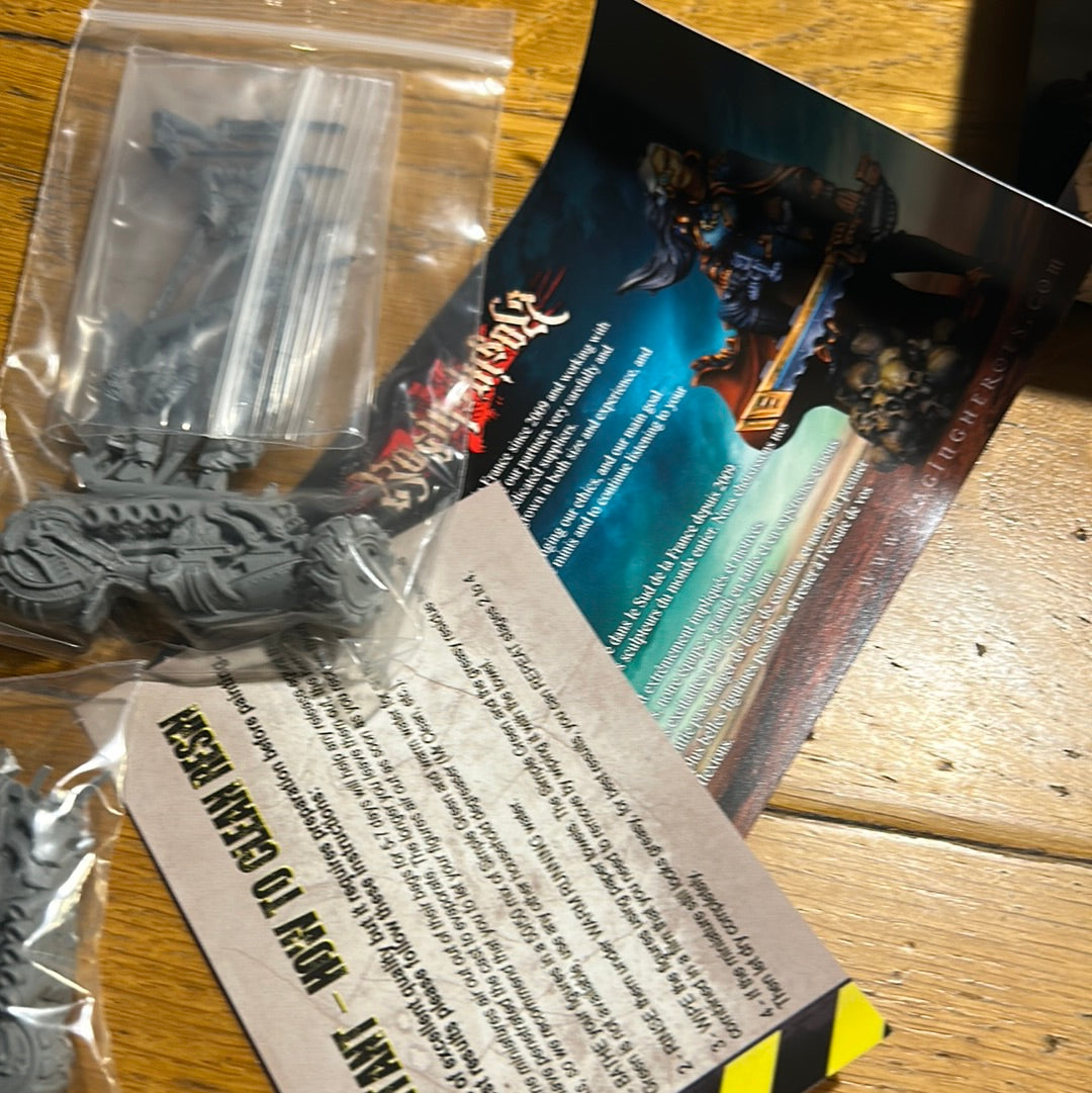 Raging Heroes Jail Birds Warbikes opened box unassembled