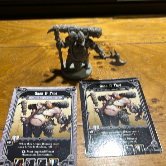 Massive Darkness Graz and Prug would make a good monster in dungeons and dragons