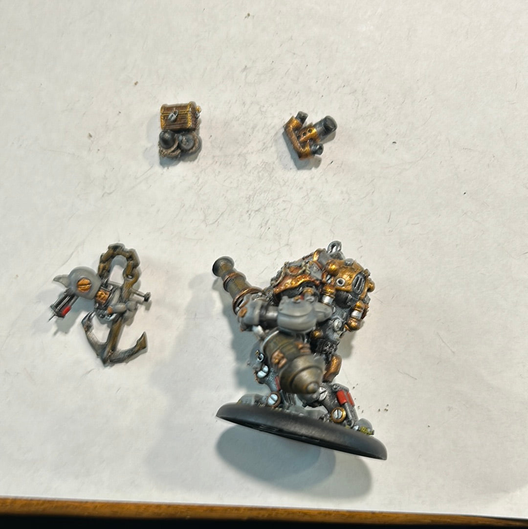 Warmachine Warjack Privateer Press (I couldn’t work out which one he is).