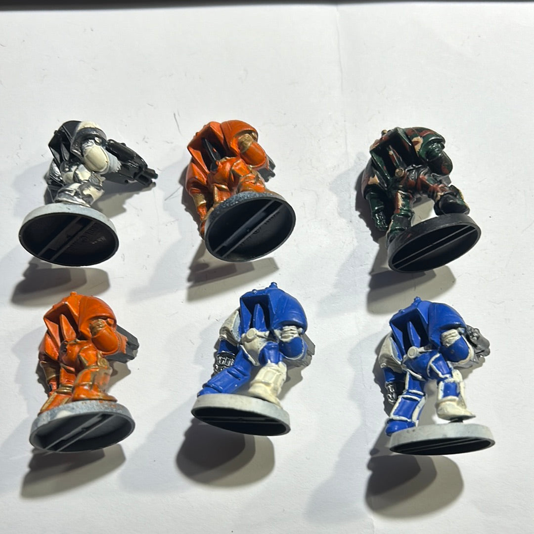 Warhammer 40k Rogue Trader Space Hulk Terminators x6 (no back banners)
