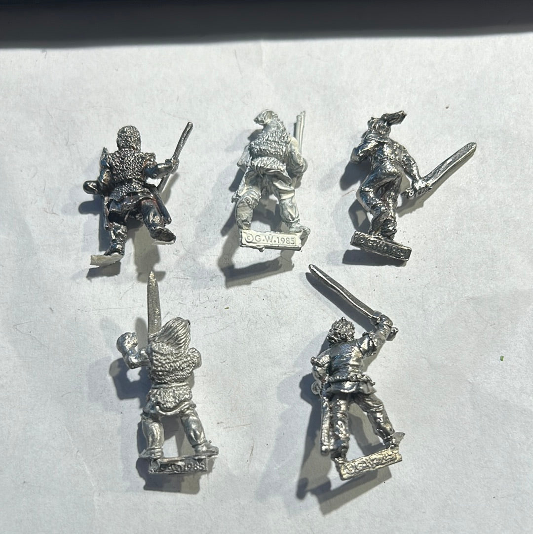 Warhammer Fantasy Norse tribesmen x5