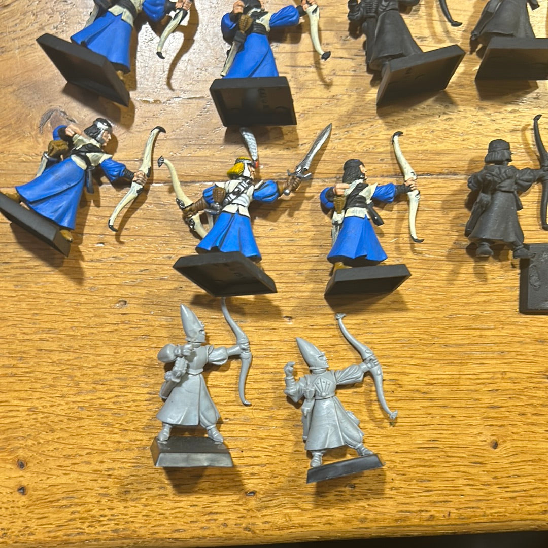 Warhammer fantasy Old World 14 high elf archers plastic