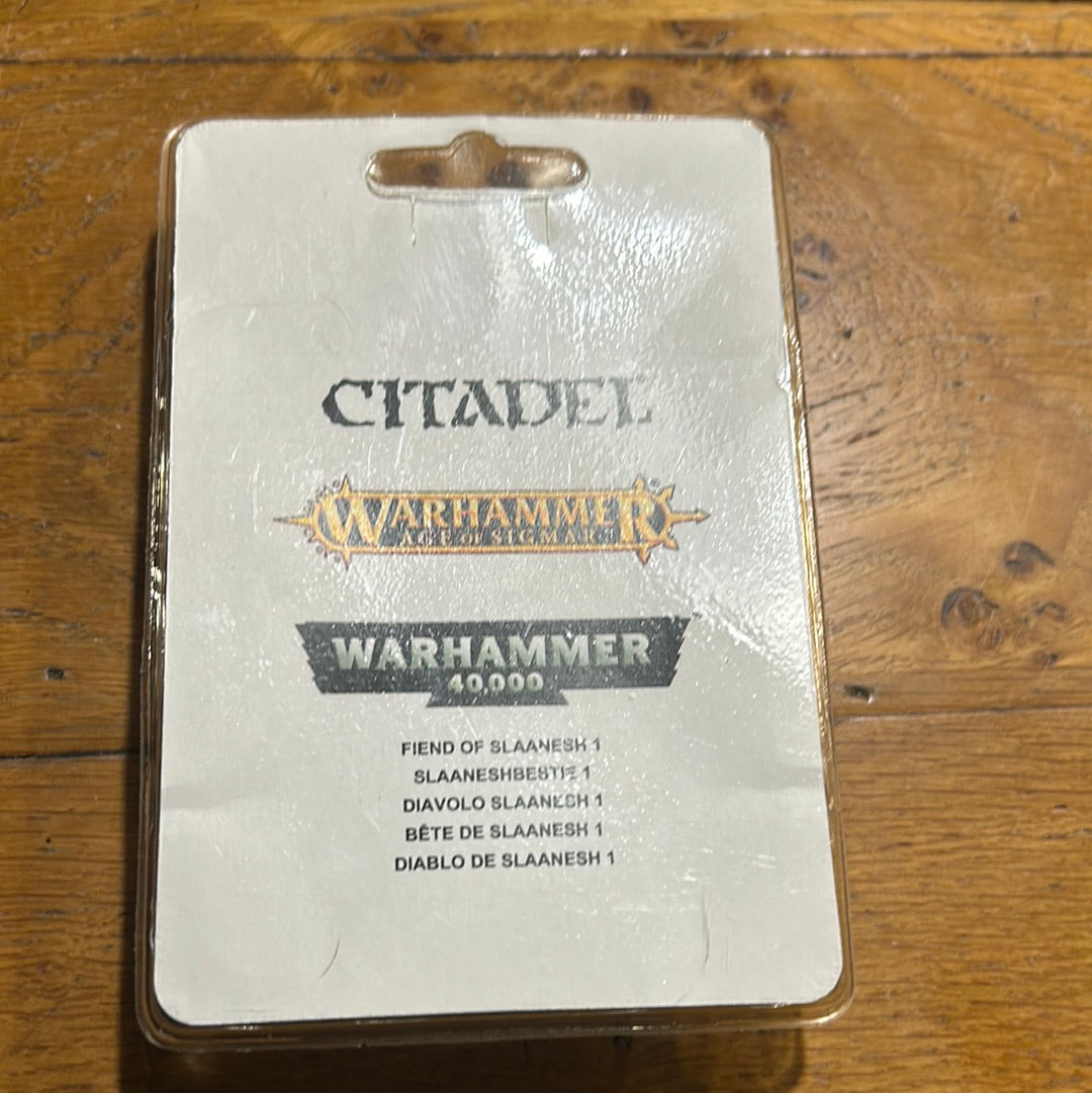 Warhammer Fantasy old World Citadel Chaos Daemon Fiend Of Slaanesh Blister OOP Unopened finecast
