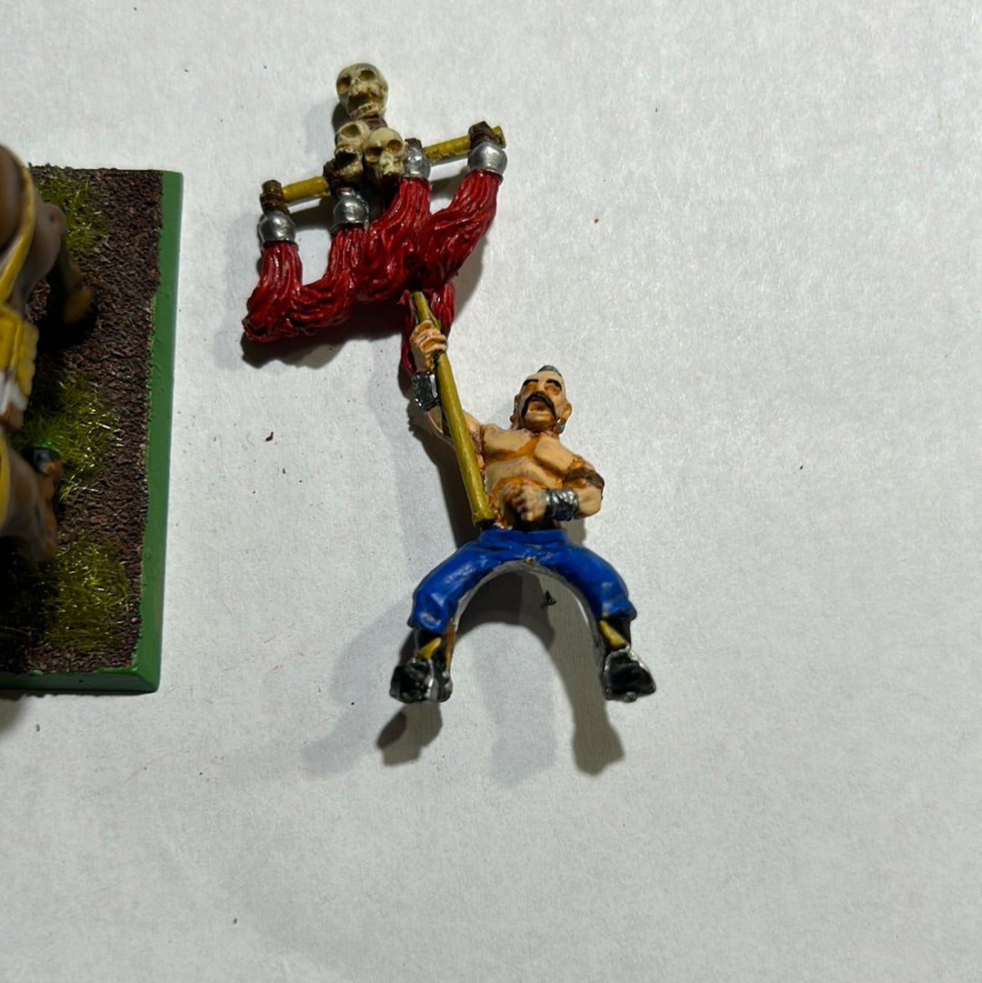 Warhammer Fantasy Old World Mounted Ungol Horse archer standard bearer