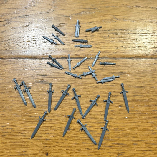 Warhammer fantasy mixed swords and daggers collection