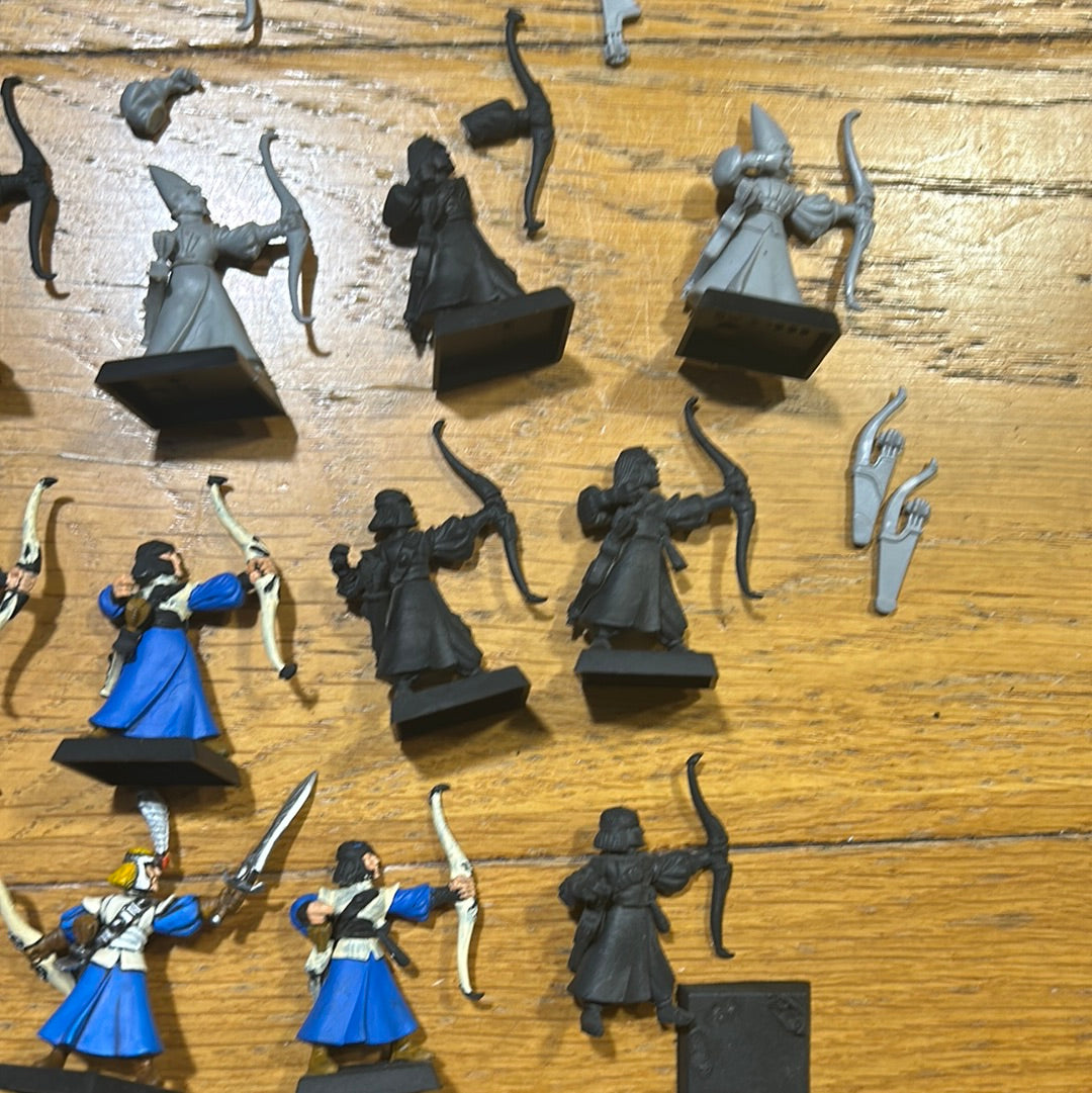 Warhammer fantasy Old World 14 high elf archers plastic