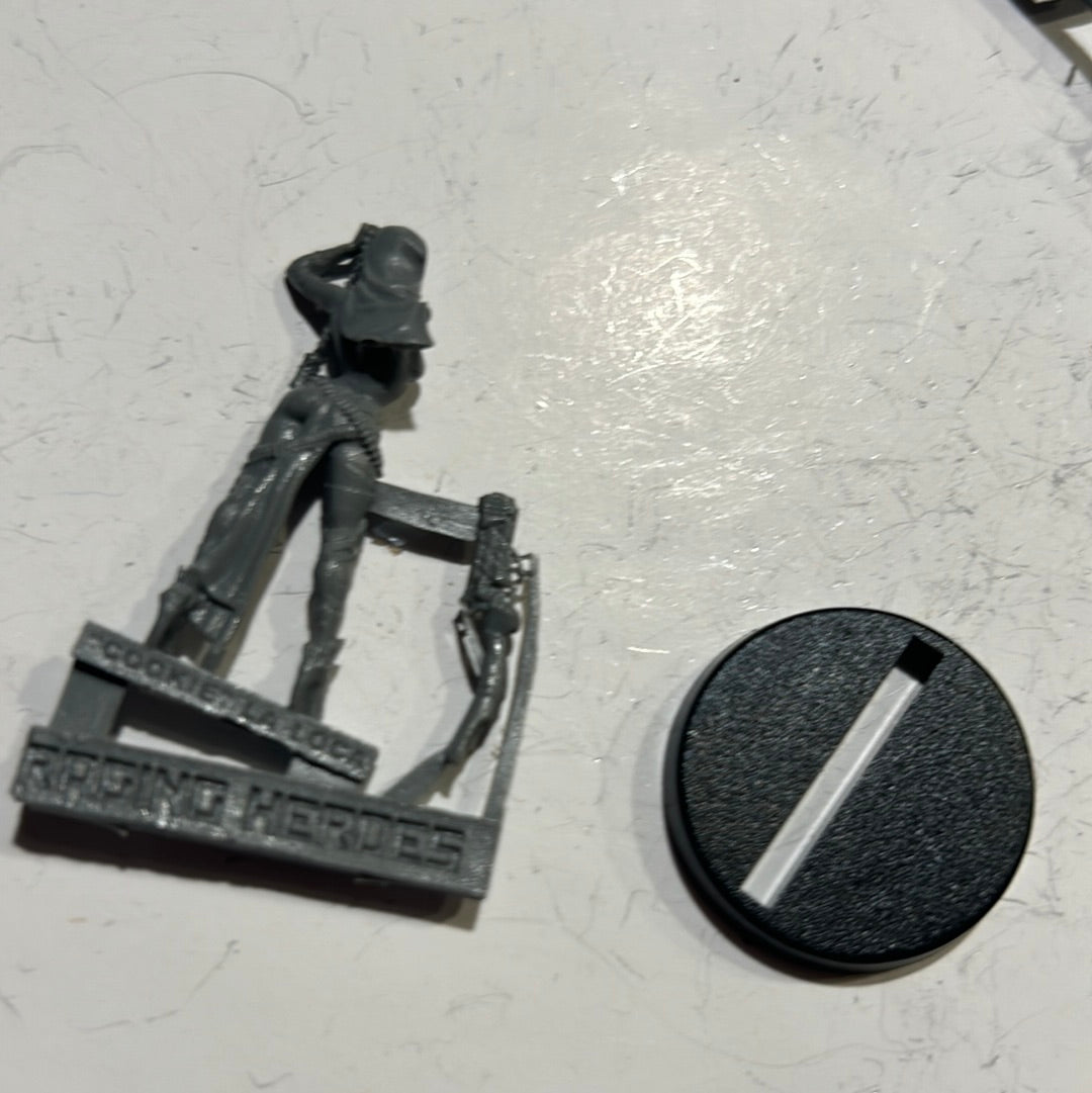 Raging heroes Cookie La Loca (would be very good for necromunda or stargrave)