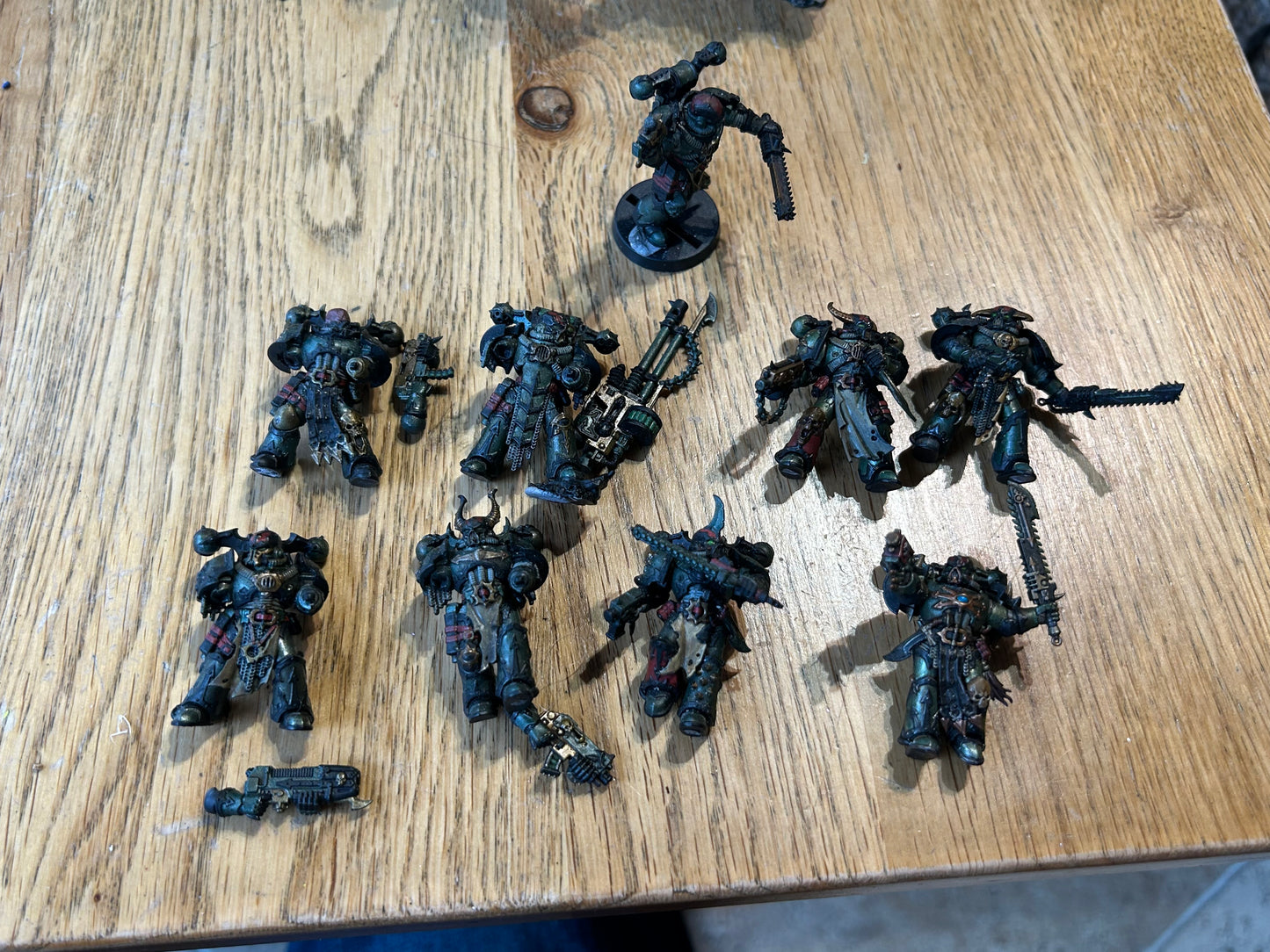 Warhammer 40k chaos space marine legionnaires squad