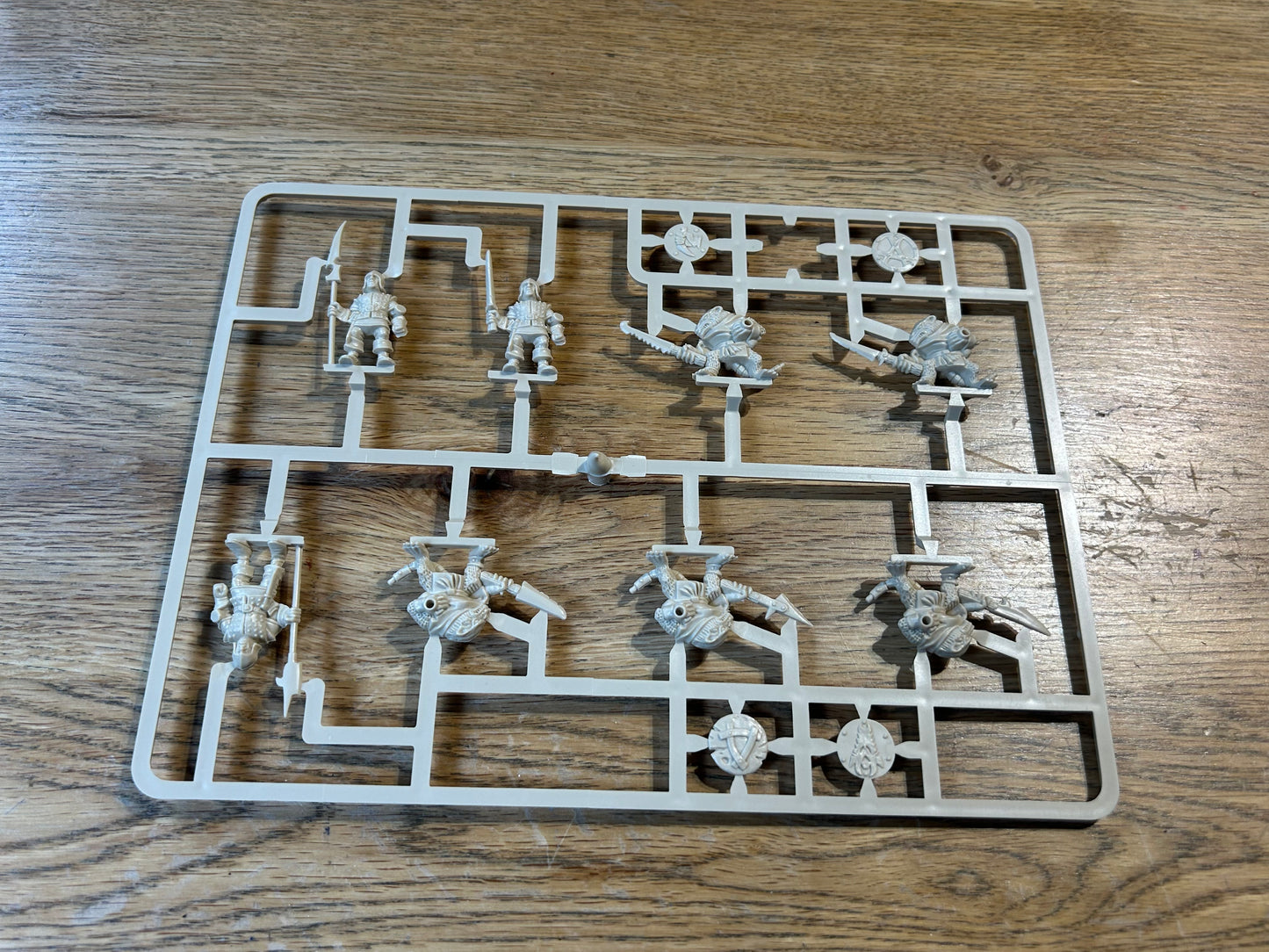 Advanced heroquest henchmen and skaven sprue (missing one shield)