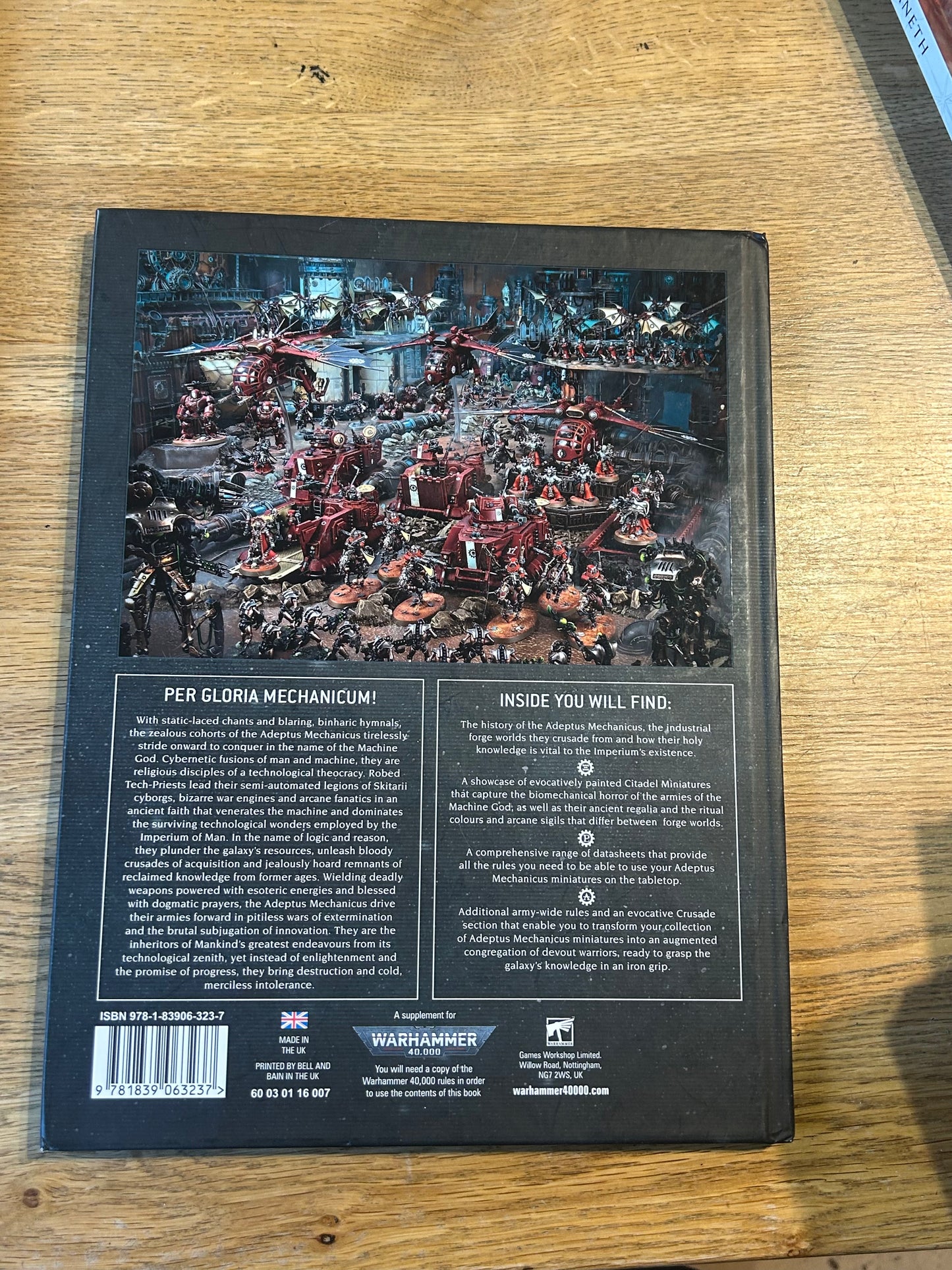 Warhammer 40K Adeptus Mechanicum Army Book Codex 9th Edition