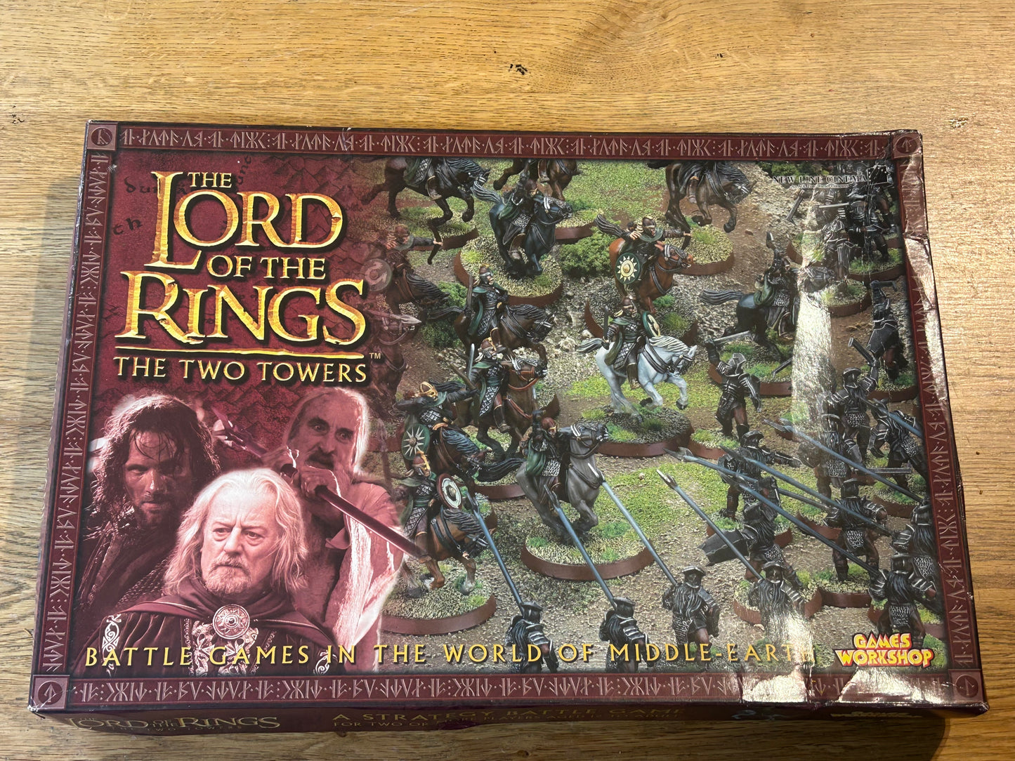 Games Workshop LotR Two Towers Boxed Set 2002 Strategy Battle Game (complete except for the missing rule book)