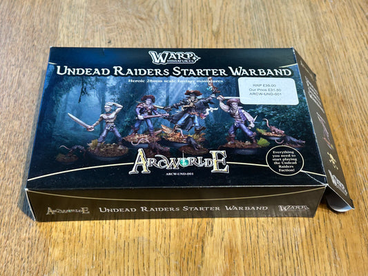 Arcworlde second edition 
Undead Raiders starter warband