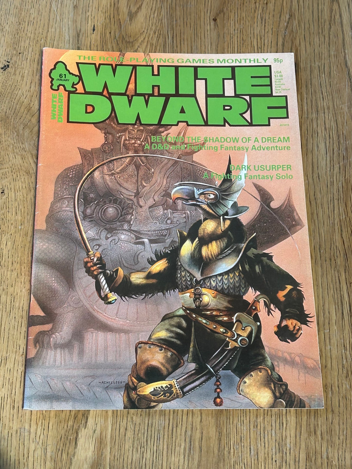 White Dwarf Magazine Issue 61 Vintage RPG OOP GW
