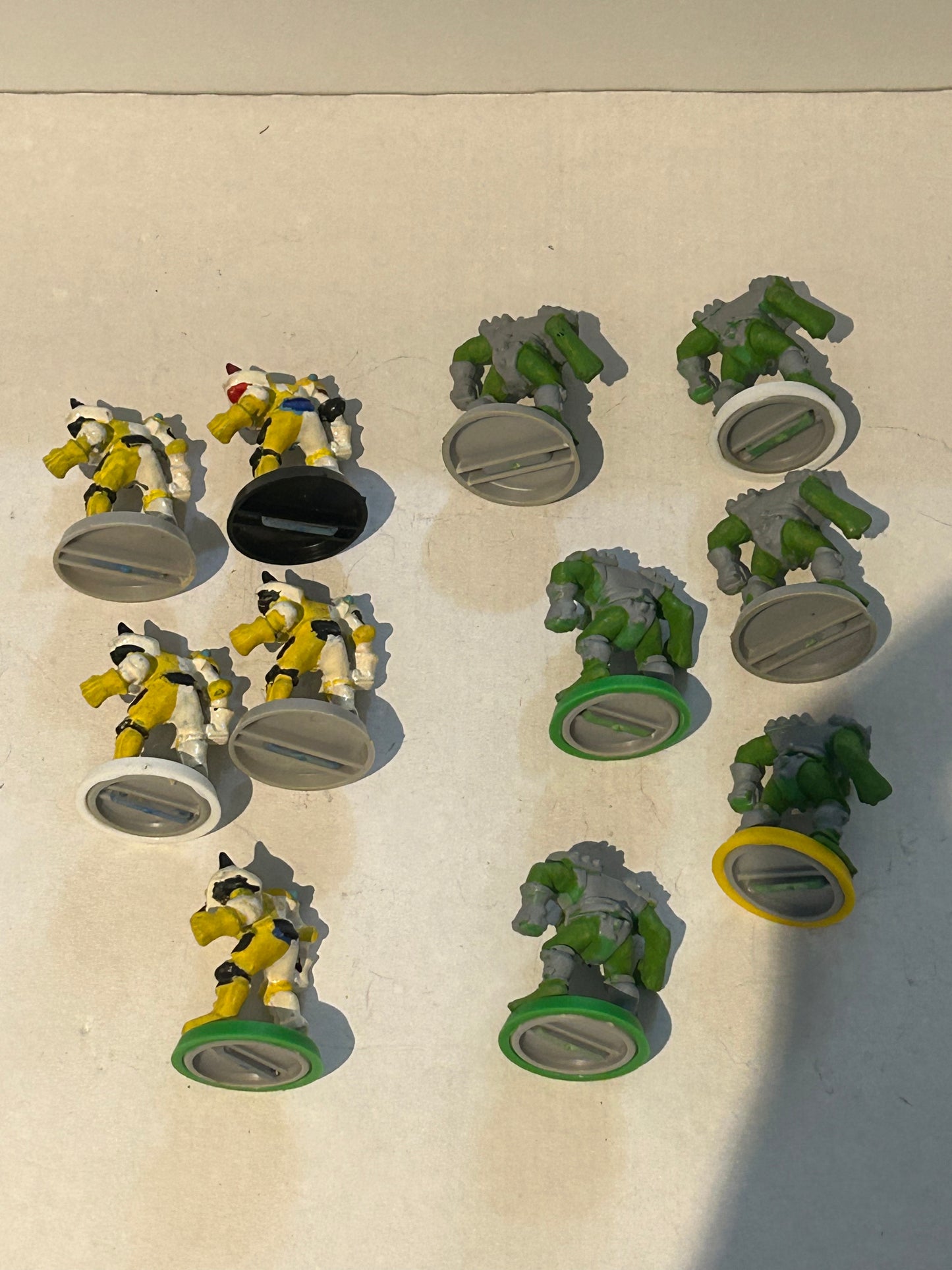 Bloodbowl second edition plastic human linemen and orcs