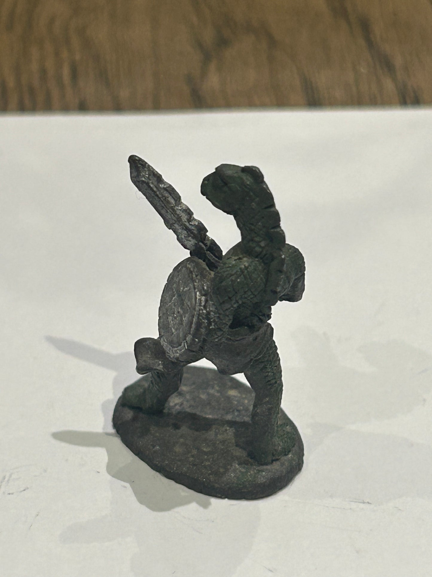 BEAKED DRAGONEWT Metal Pre-Slotta Runequest Dragonewts Army Citadel 1980s E1e