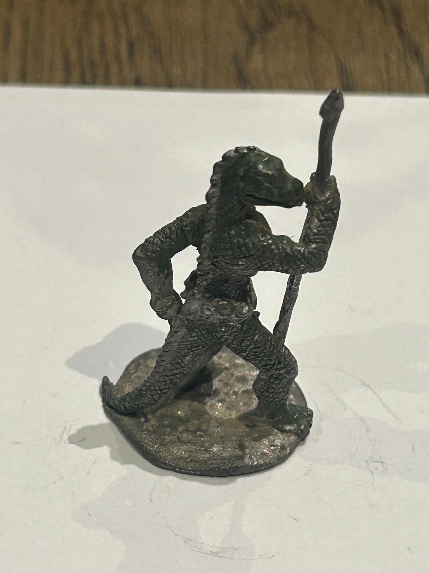Citadel Warhammer metal 80s Runequest Box Set 5 Dragonewts Full Priest Dragonewt
