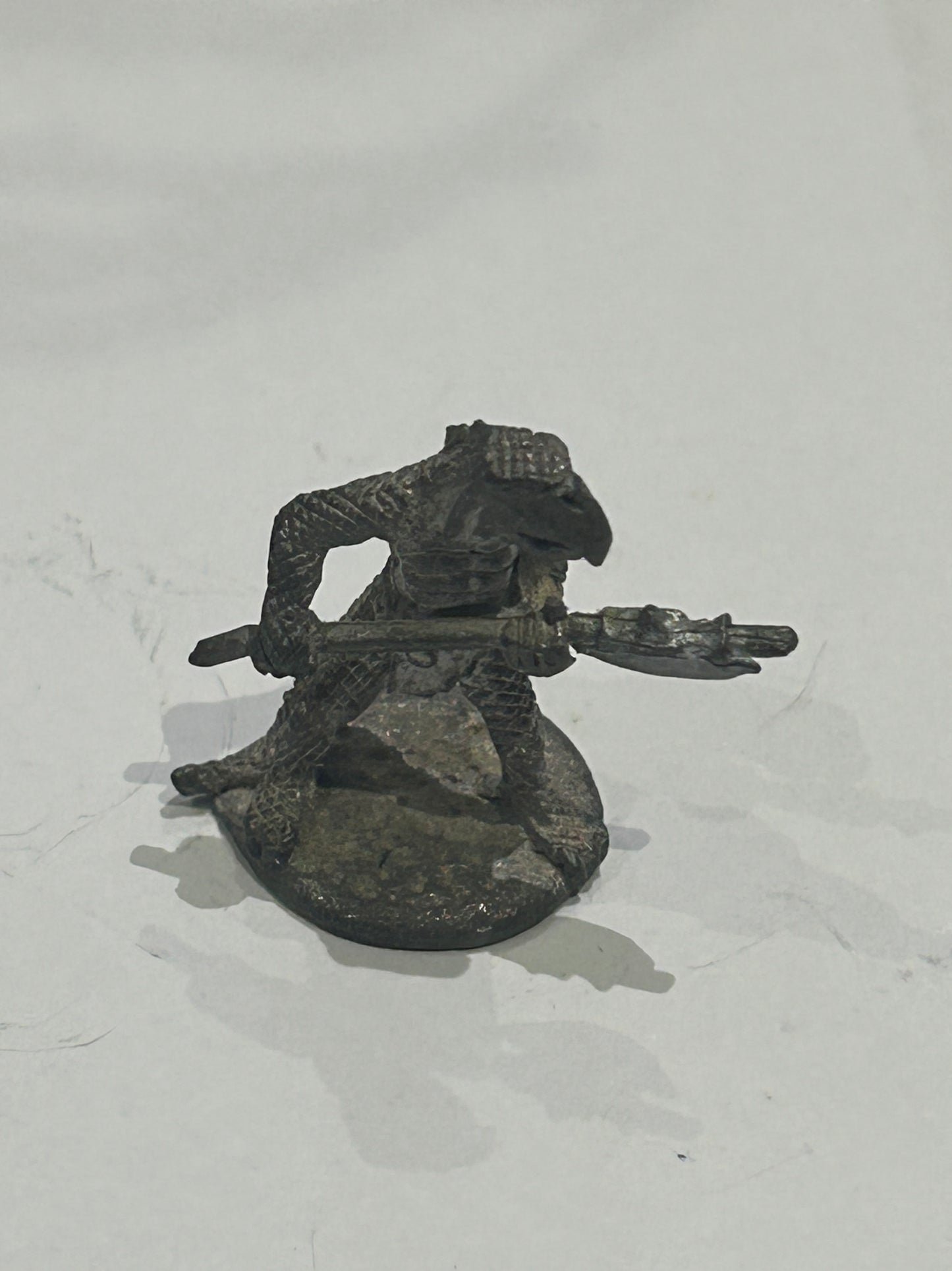 Citadel Runequest Tailed Priest Dragonewt Games Workshop Metal Figure Pre Slotta