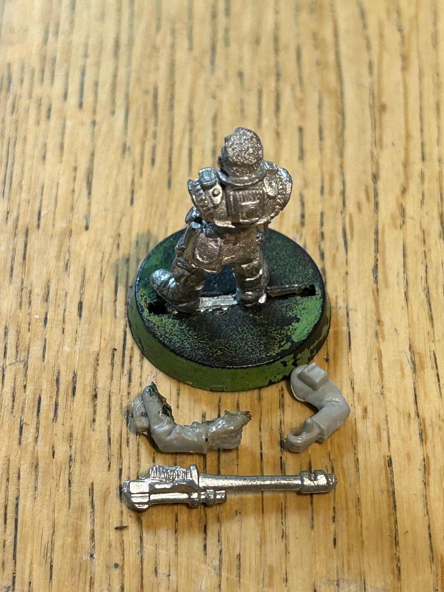 GW Metal Warhammer 40k Rogue Trader Era Bob Olley (I think) imperial guard guardsman