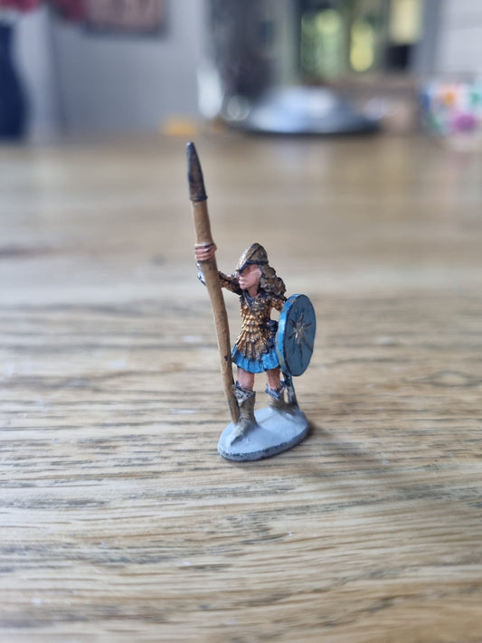50-0078: Elf Adventurer with Spear and Shield
