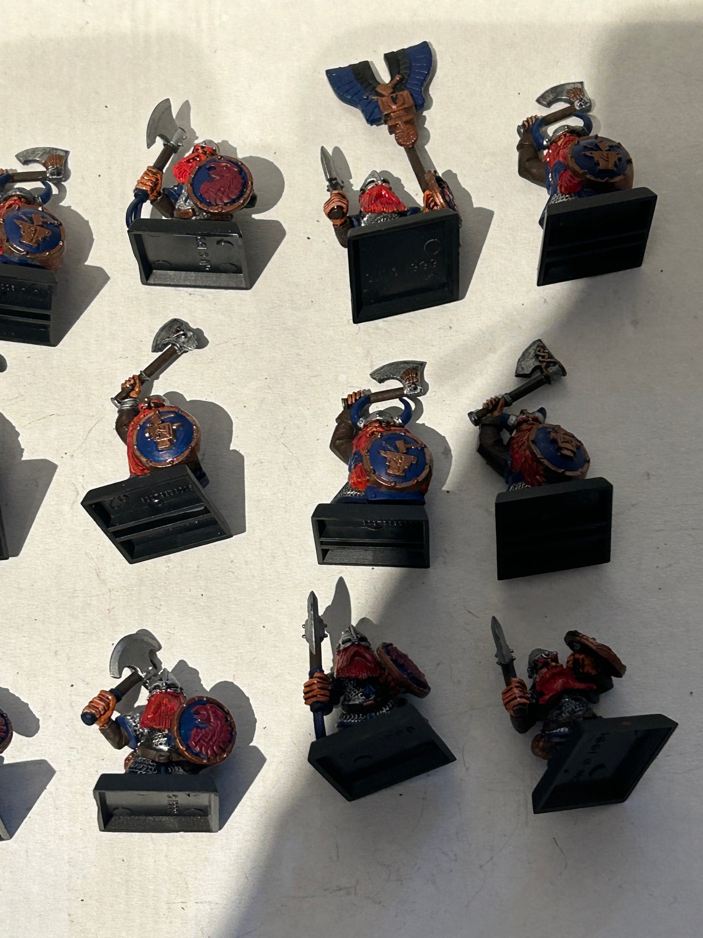Warhammer fantasy 14 dwarf clansmen dwarfs