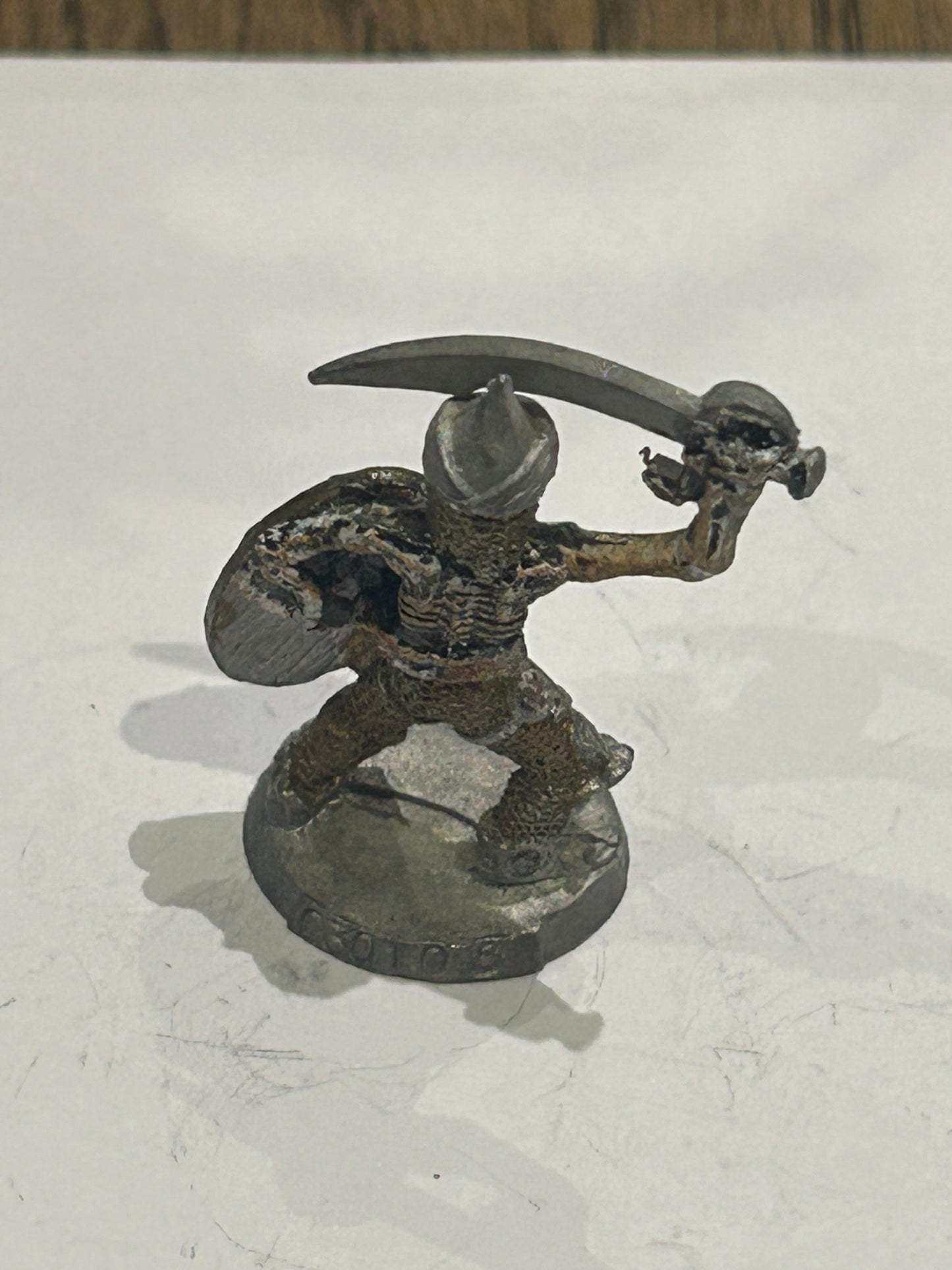 Undead Skeleton warrior with sword and shield - Ral Partha - Metal - D&D