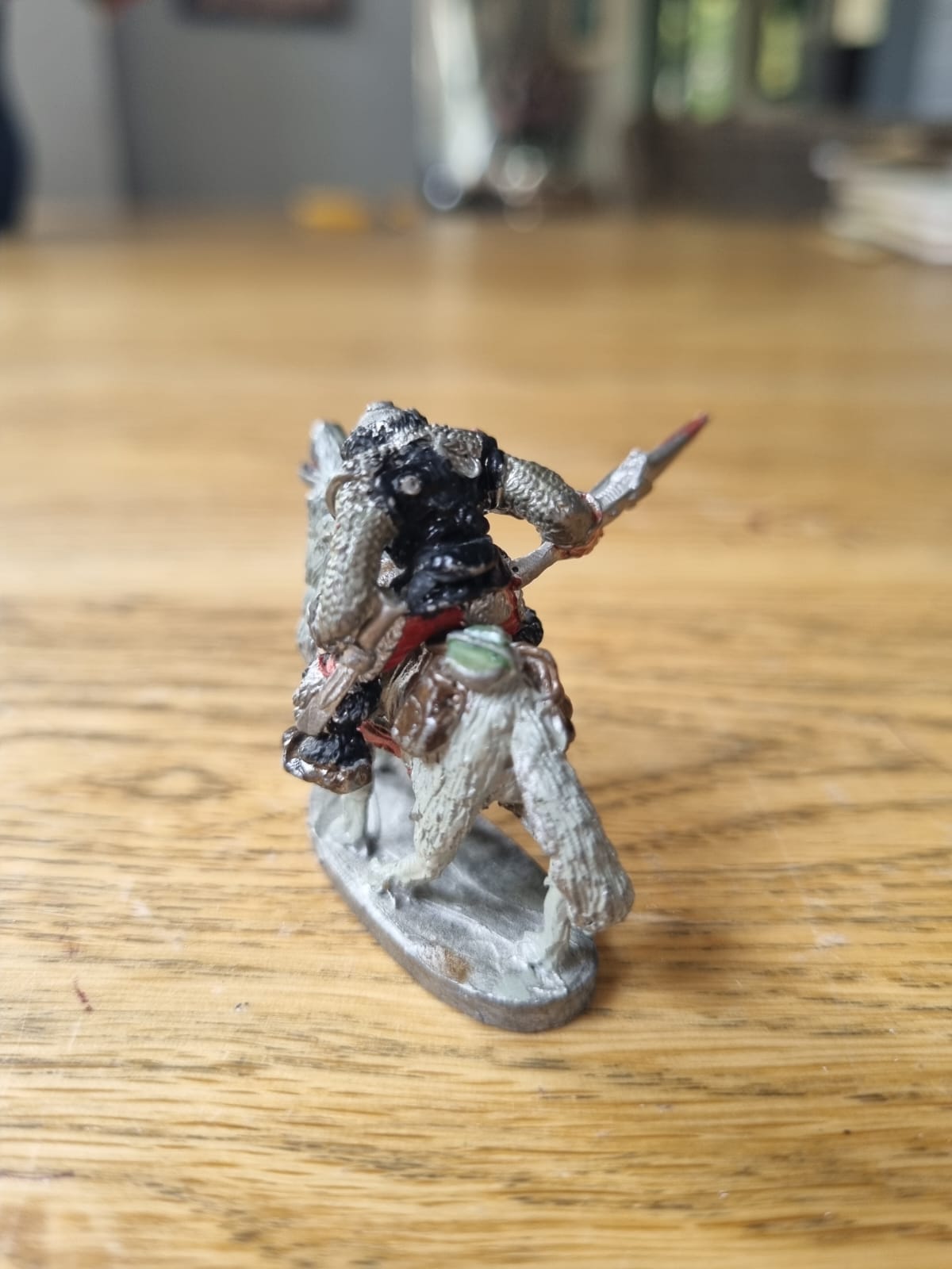 ORC WOLF & RIDER -- M15 CHRONICLE - 1986 - CITADEL WARHAMMER fantasy