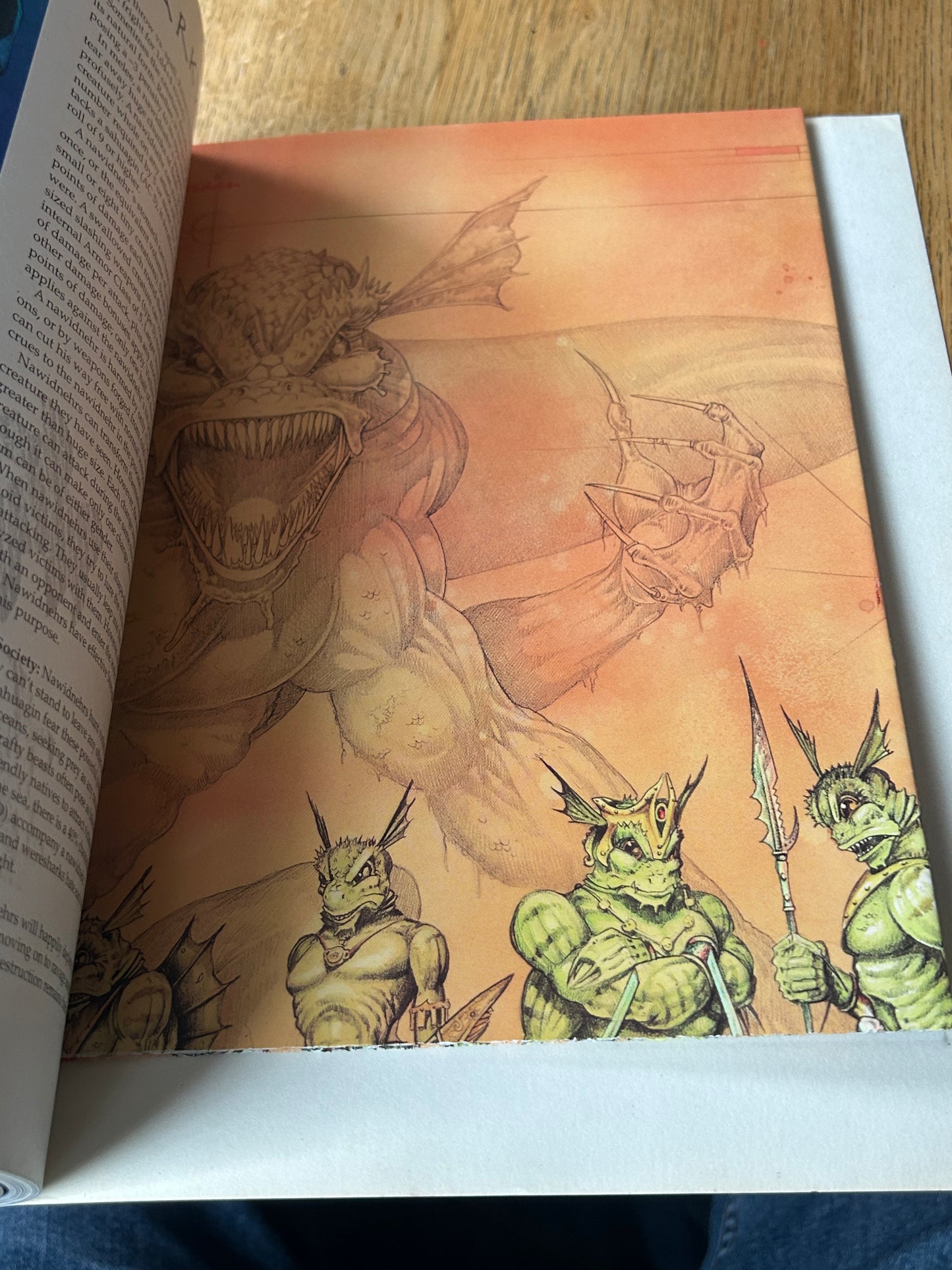 RPG Book Advanced Dungeons & Dragons 2nd ed The Sea Devils Monstrous Arcana