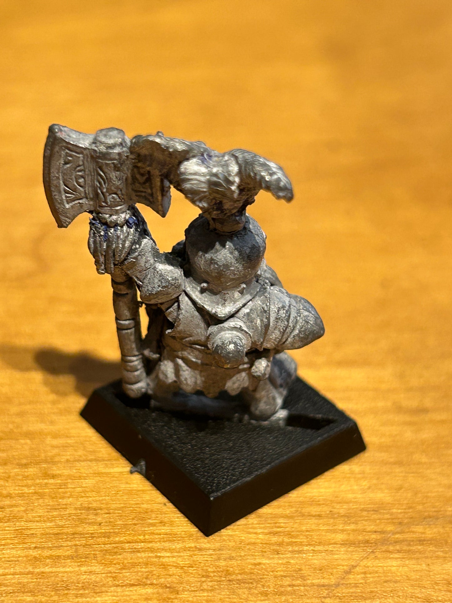 Warhammer Fantasy Battles Borri Forkbeard dragon company champion Metal OOP