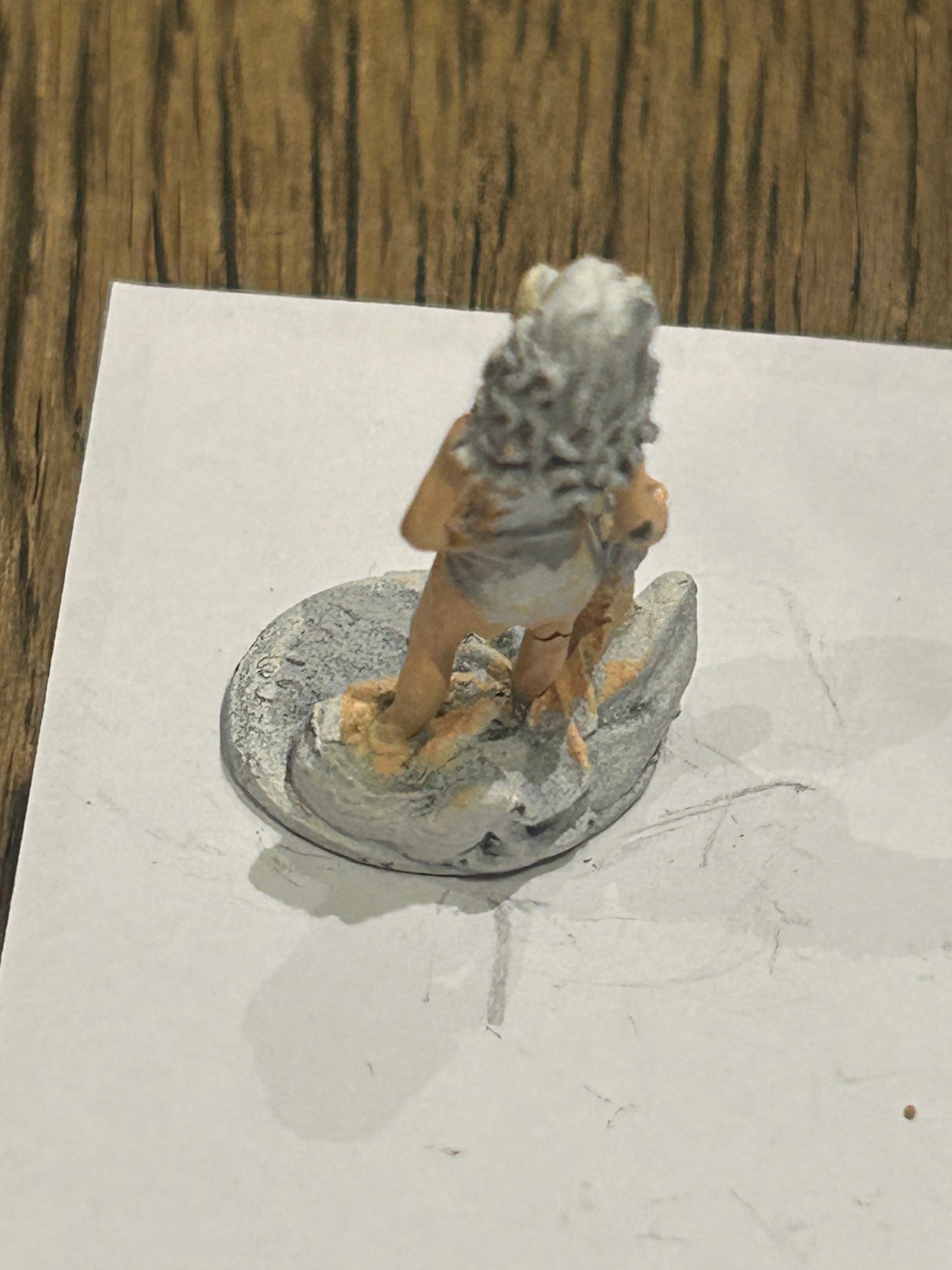 Ral Partha 01-060 Dungeon Lady w. Pet Dragon Metal Miniature Fantasy