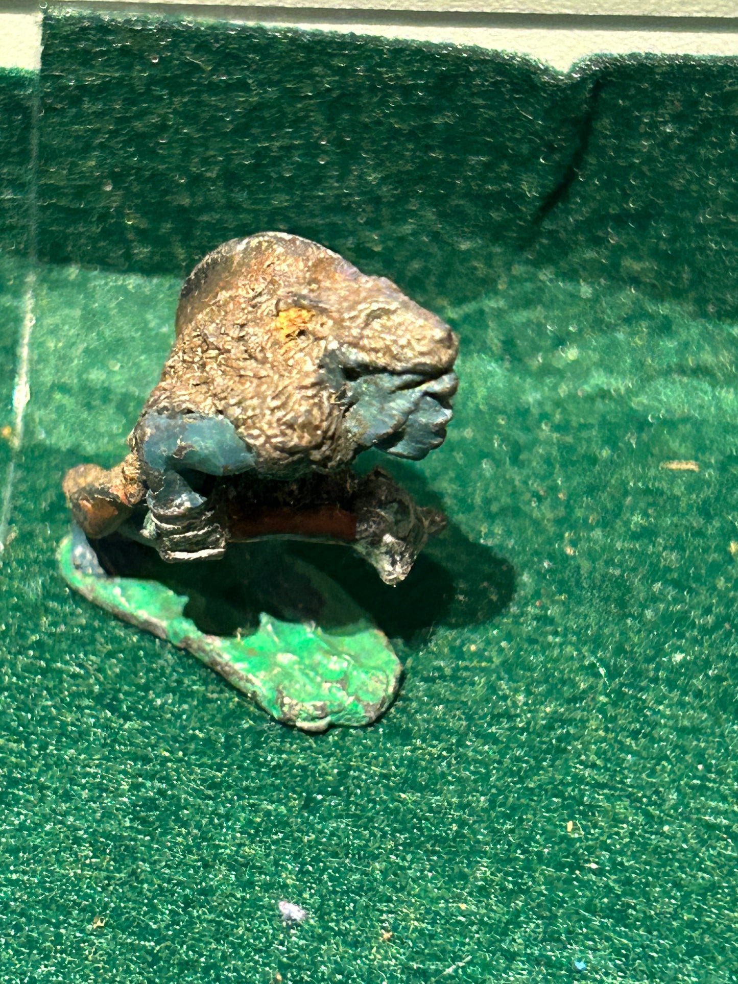 Citadel - Pre Slotta - Warhammer - C15 armoured Orc Warrior -  Mace and shield 1984