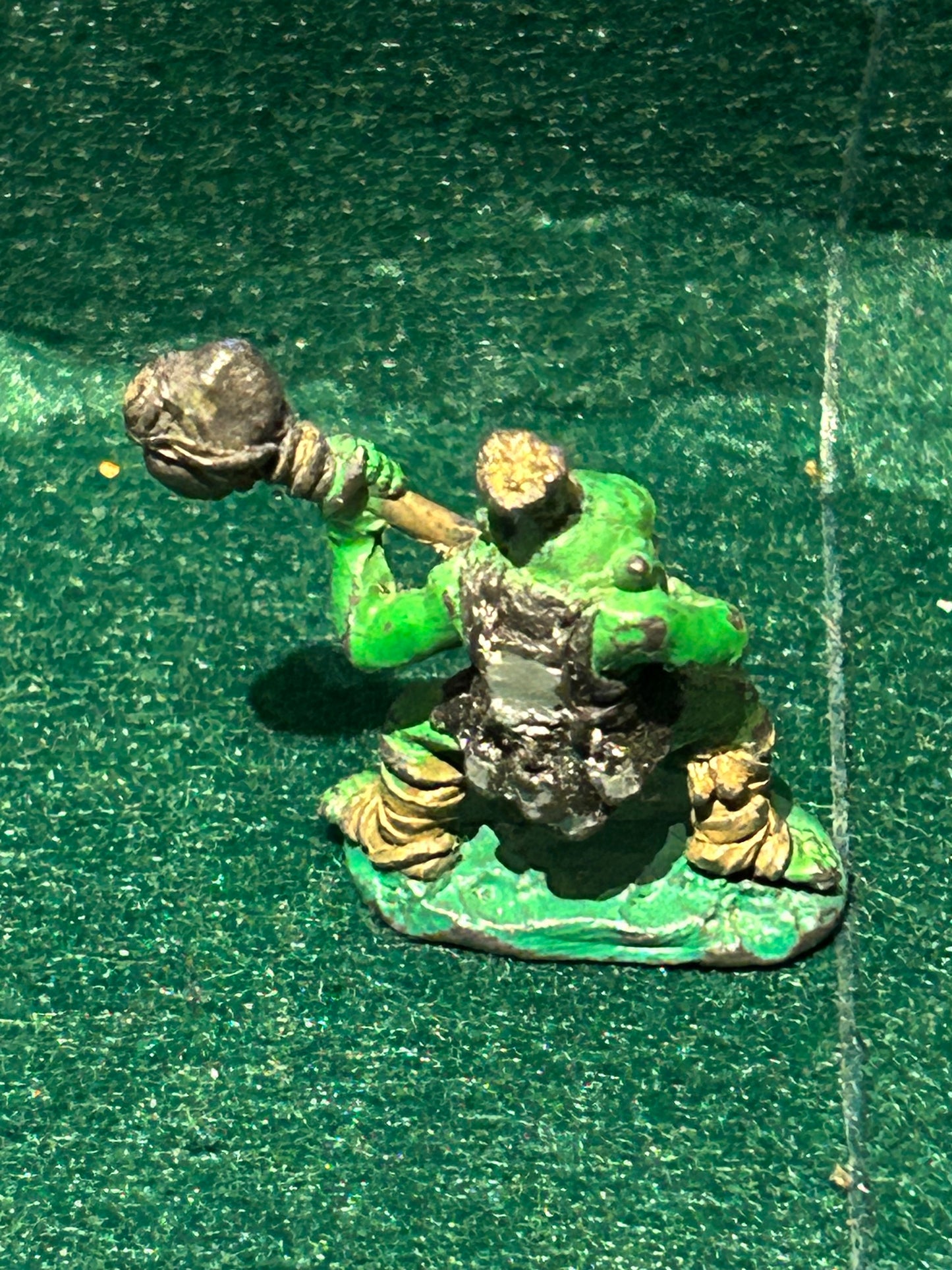 Citadel C13 2C-07 Night Goblin Stone Axe 1980s Metal Miniature Pre Slotta AD&D  warhammer fantasy